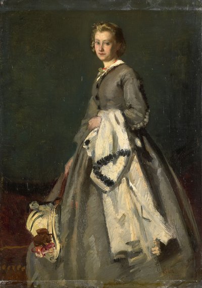 Young Woman by August Allebe